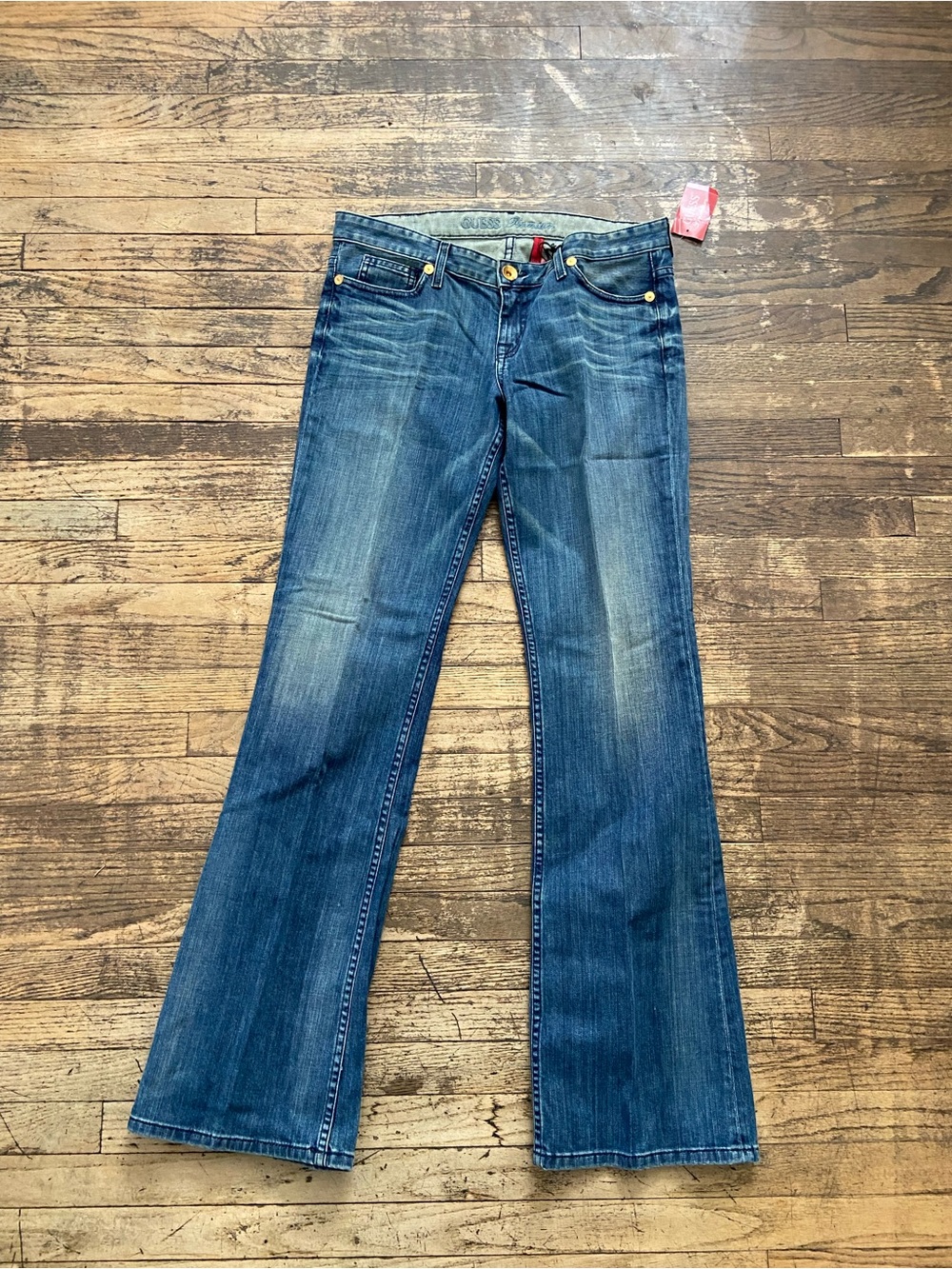 Classic Women's Blue Denim Flare Jeans